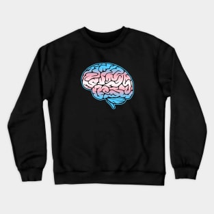 Transgender Brain Crewneck Sweatshirt